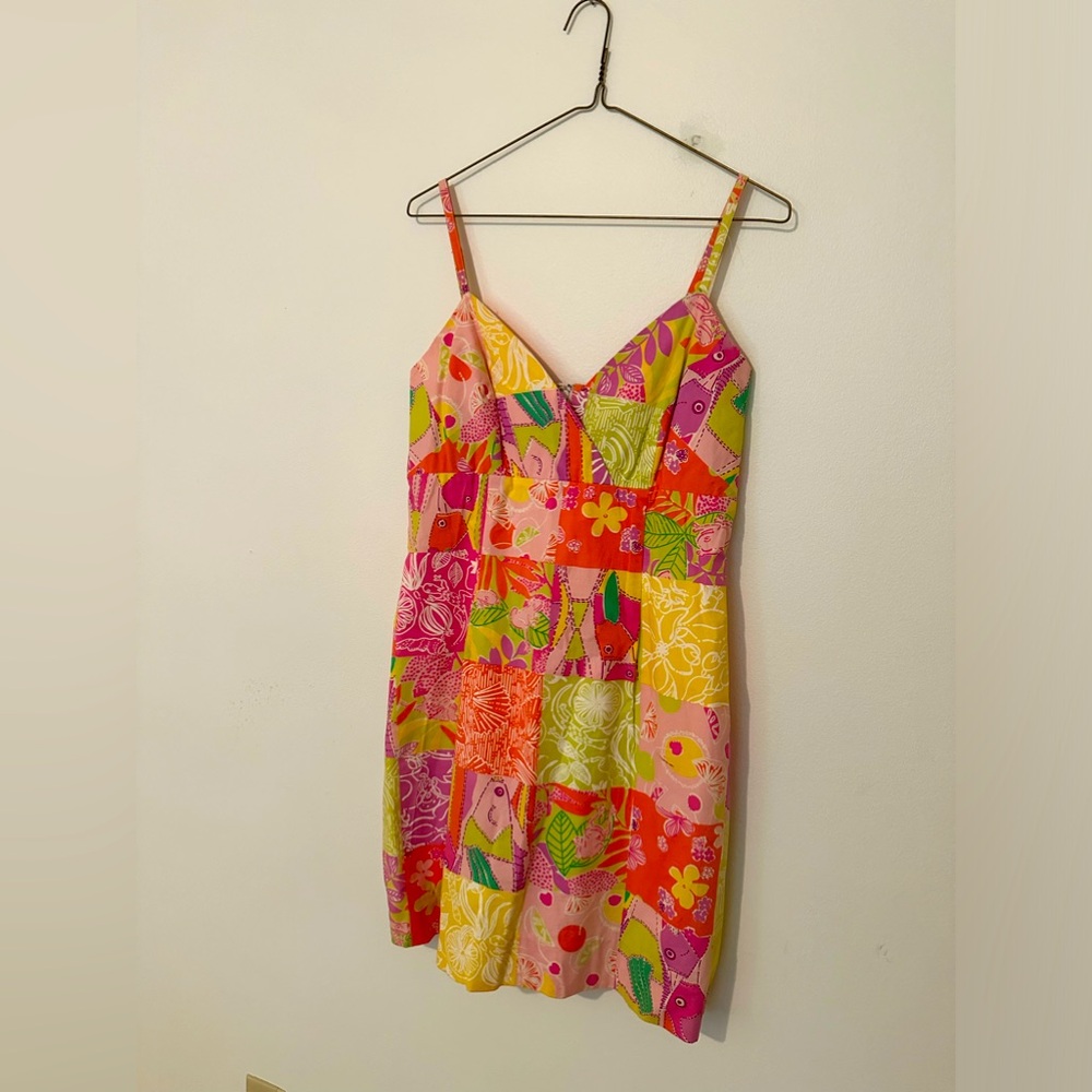 Lily Pulitzer Petite Patchwork Mini Dress